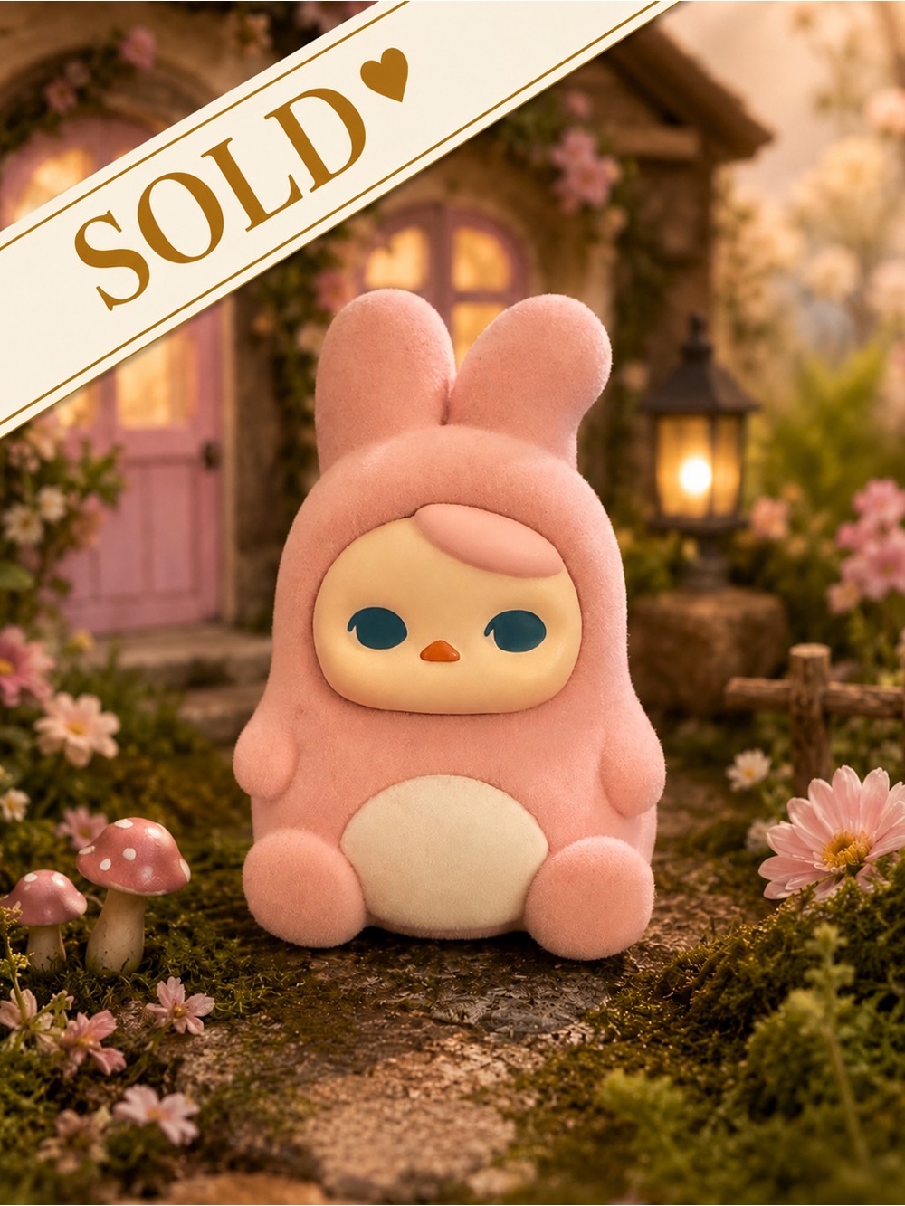 *SOLD* POP MART PUCKY Rabbit Animal Beanie Series Plush Box & Card Included